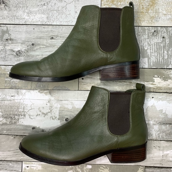 Cole Haan Olive Green Chelsea Bootie 